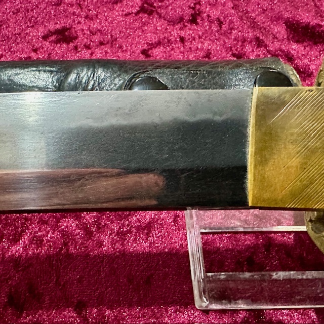 Ref: XXX - WW2 Shingunto Mounted Signed Gendai-To.